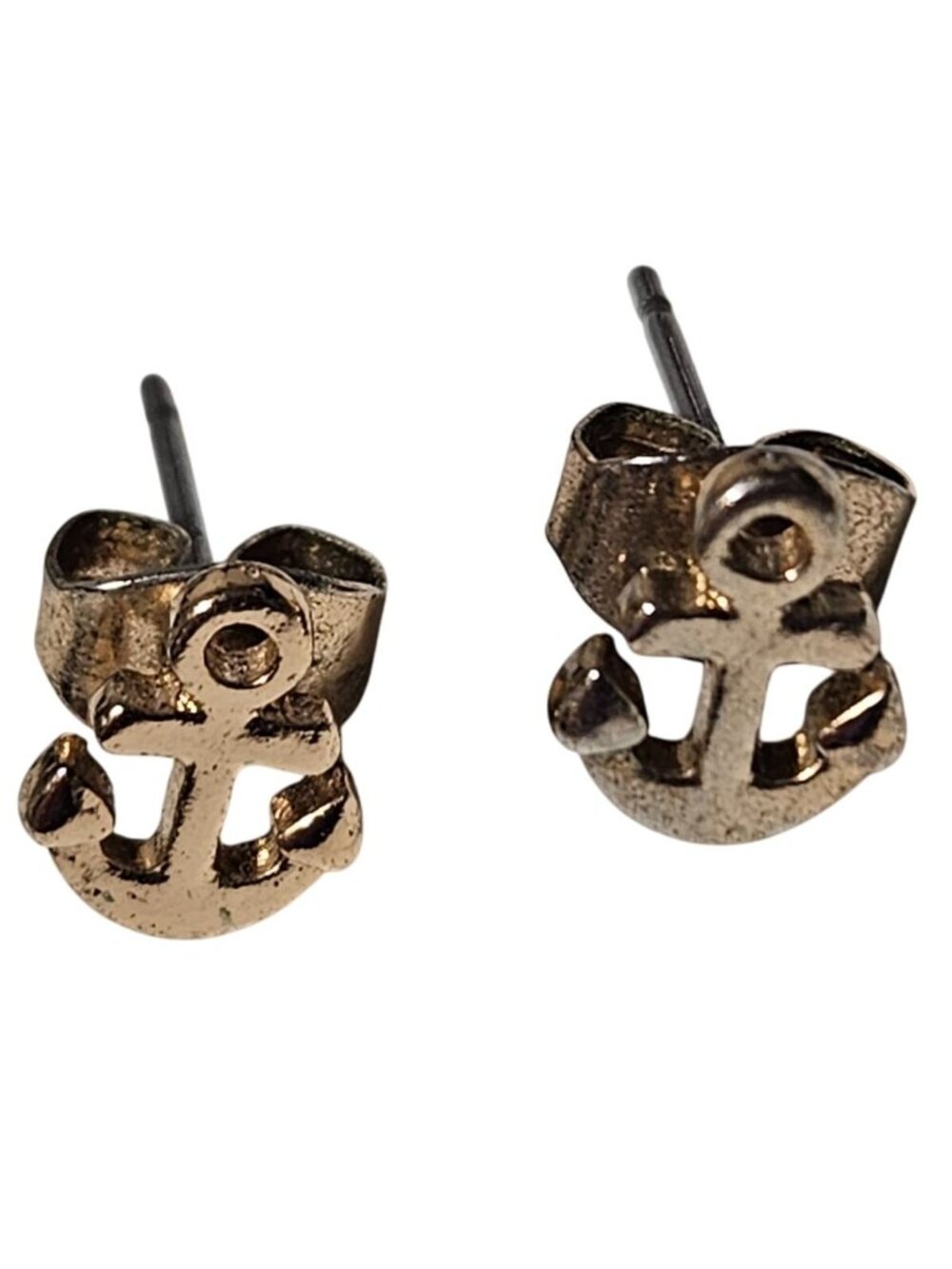 Nautical Design Anchor Stud Earrings Maritime Cruise Vacation Fashion Jewelry